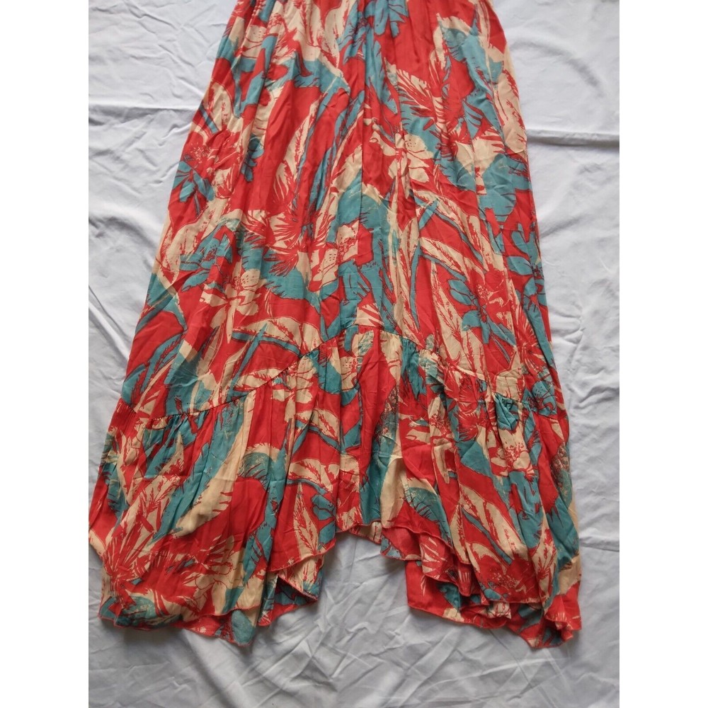 Intimately Free People Heat Wave Printed Maxi Handkerchief Slip Dress Size S - Picture 9 of 11